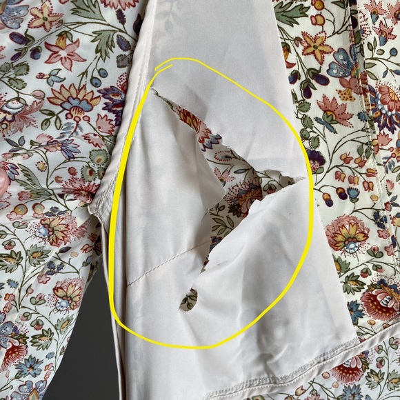 New Rhode Sienna Floral V-Neck Midi Dress in Palais Petal Sz 4 - Picture 12 of 15